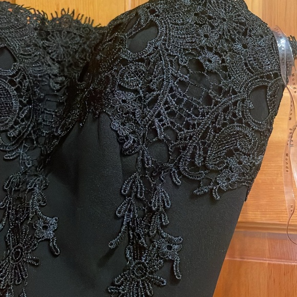 NWT Haute Monde black lace bodysuit - Picture 2 of 7